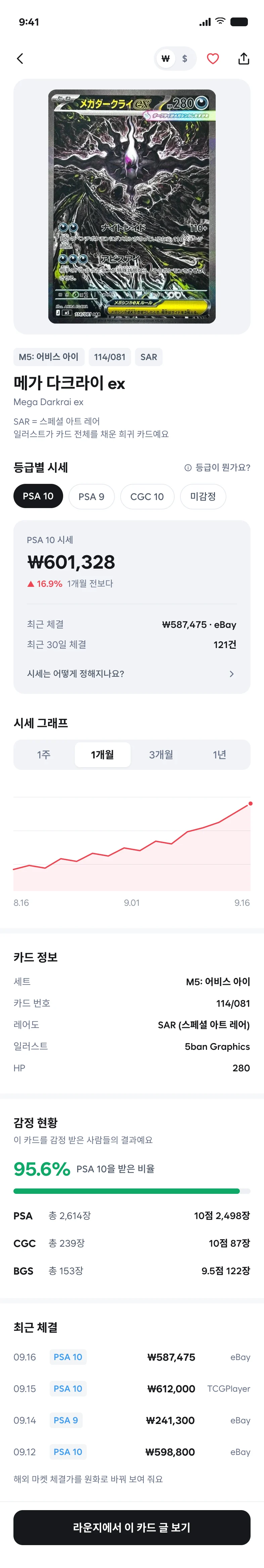 카드 상세 화면